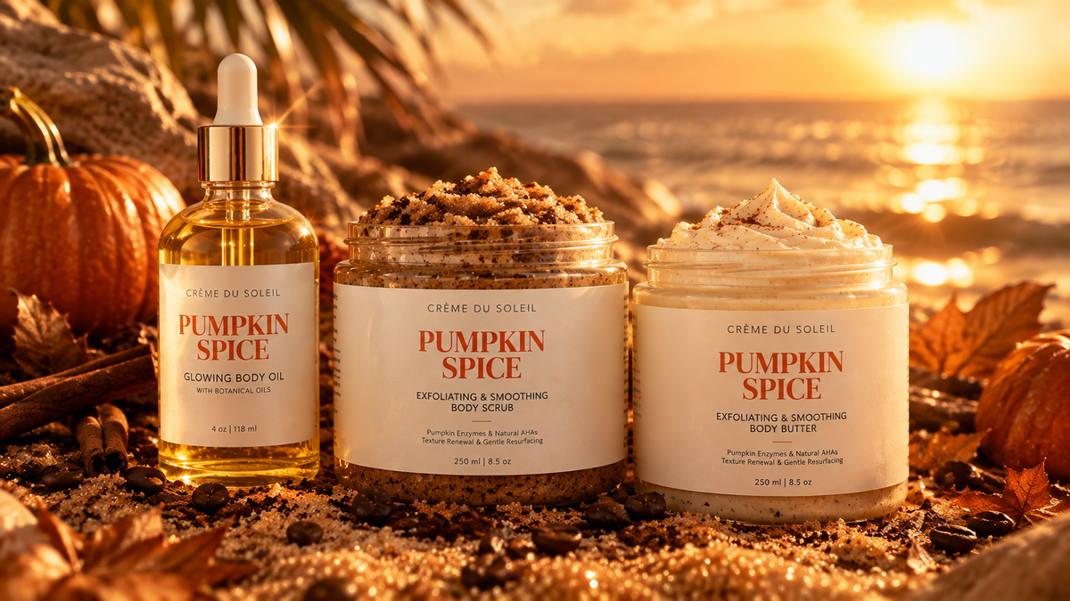 Pumpkin Spice Trio: Scrub, Body Butter & Glow Oil